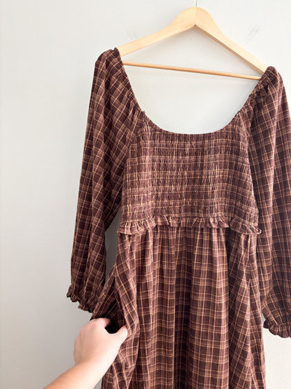 NWT Neuflora Gianna Plaid Dress (XL)