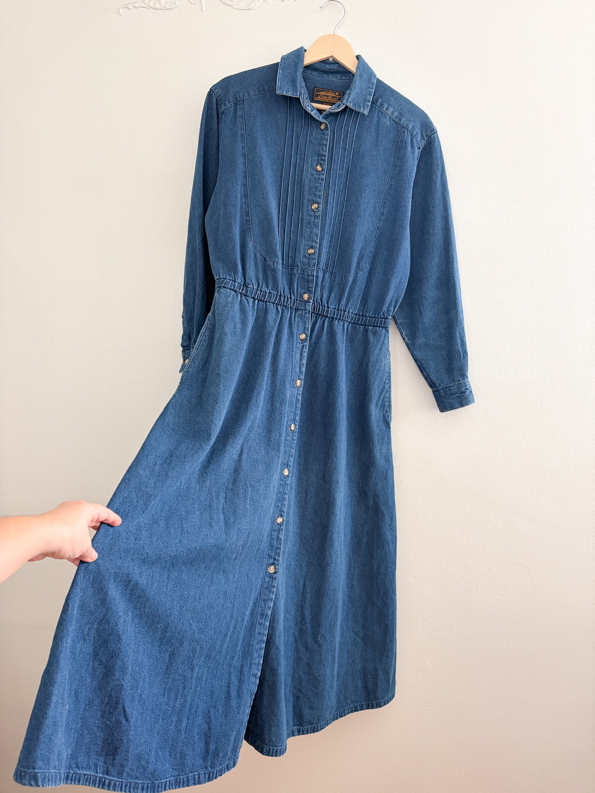 Vintage Eddie Bauer Denim Dress (S)