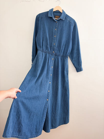 Vintage Eddie Bauer Denim Dress (S)