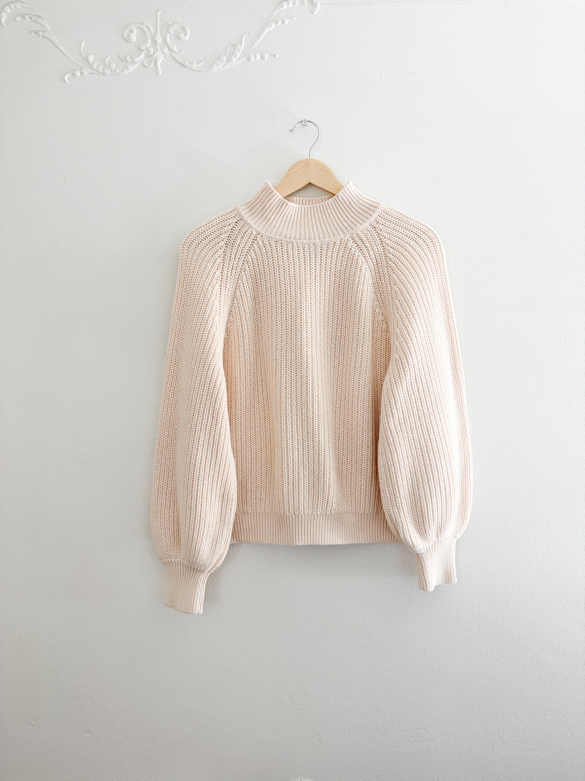 Gap Cream Mockneck Sweater (M)