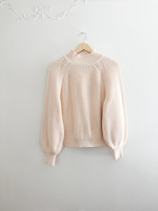 Gap Cream Mockneck Sweater (M)