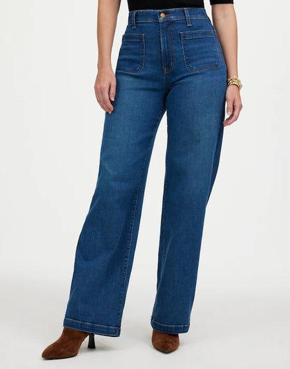 Madewell Curvy Emmett Wide Leg Jeans (33)