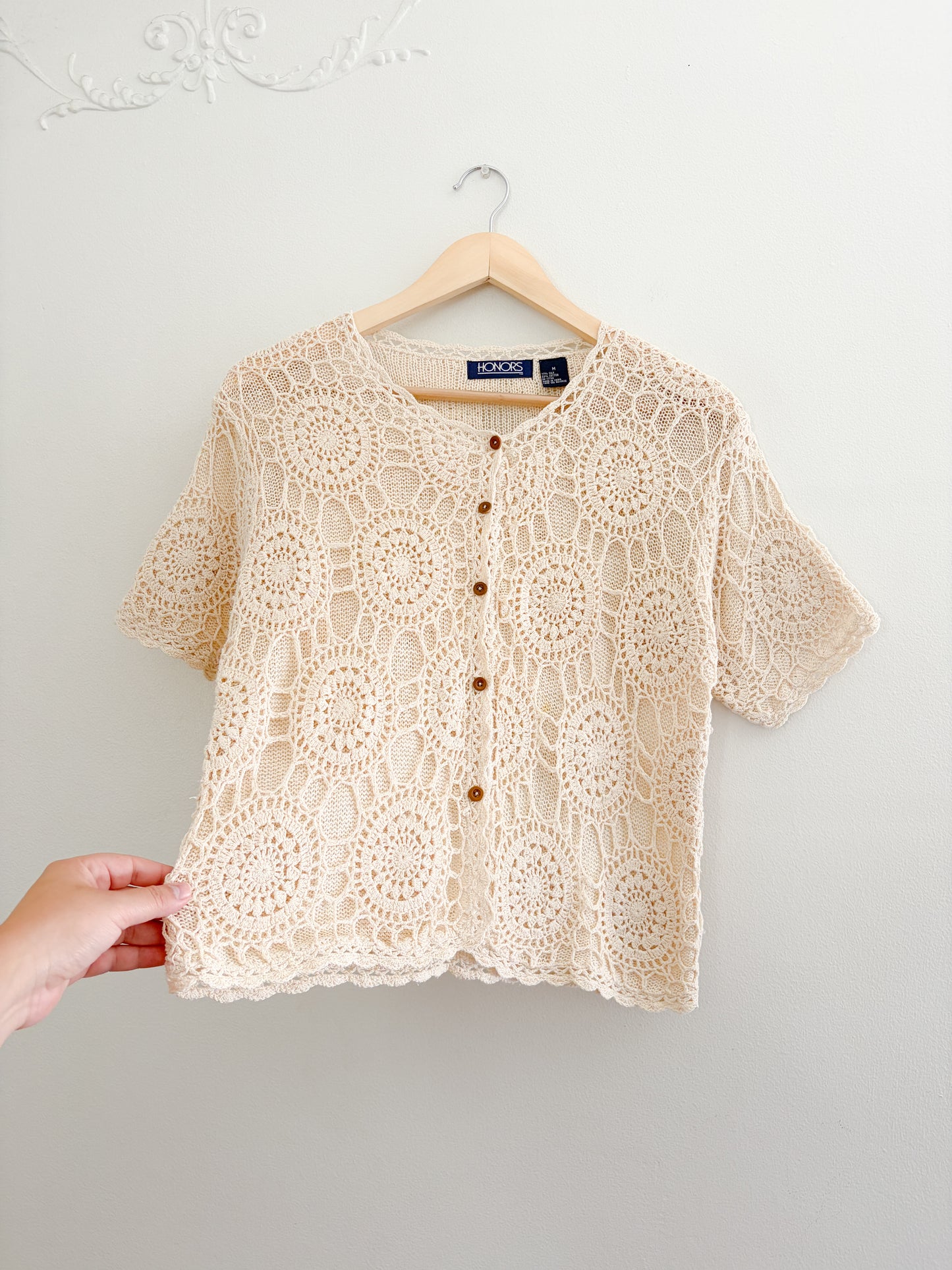 Vintage Crochet Top (M)