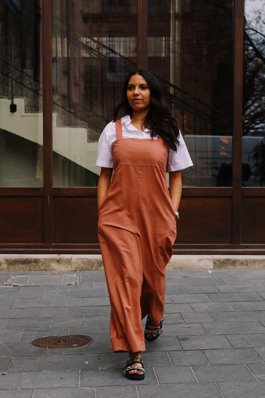 Uniqlo Linen Blend Jumpsuit (M)