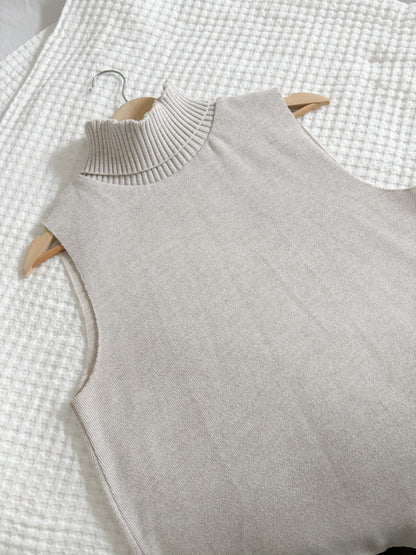 Zara Soft High Collar Top (L)