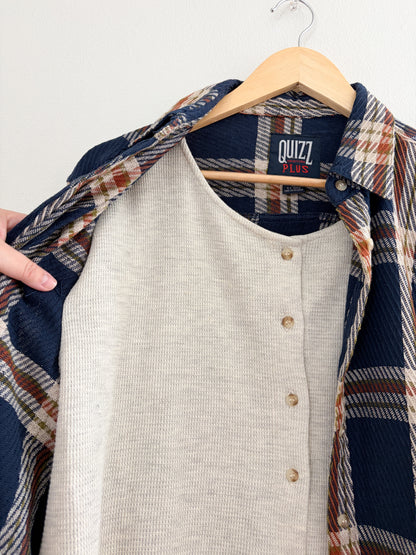 NWT Deadstock Vintage Plaid Flannel (XL)