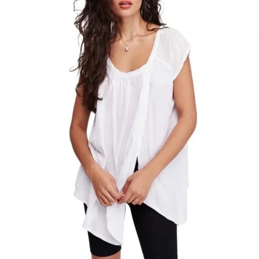 Free People Keep It Casual Top (L)