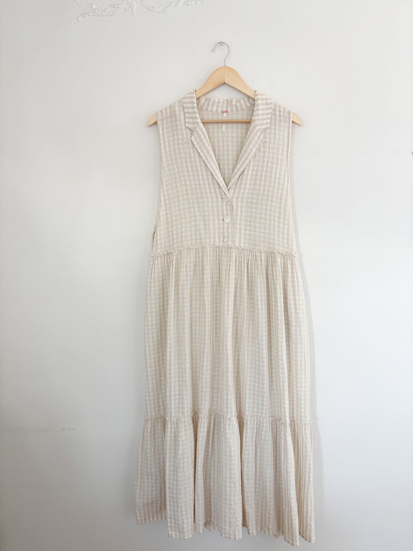 Free People Saffron Flower Midi Dress (L)