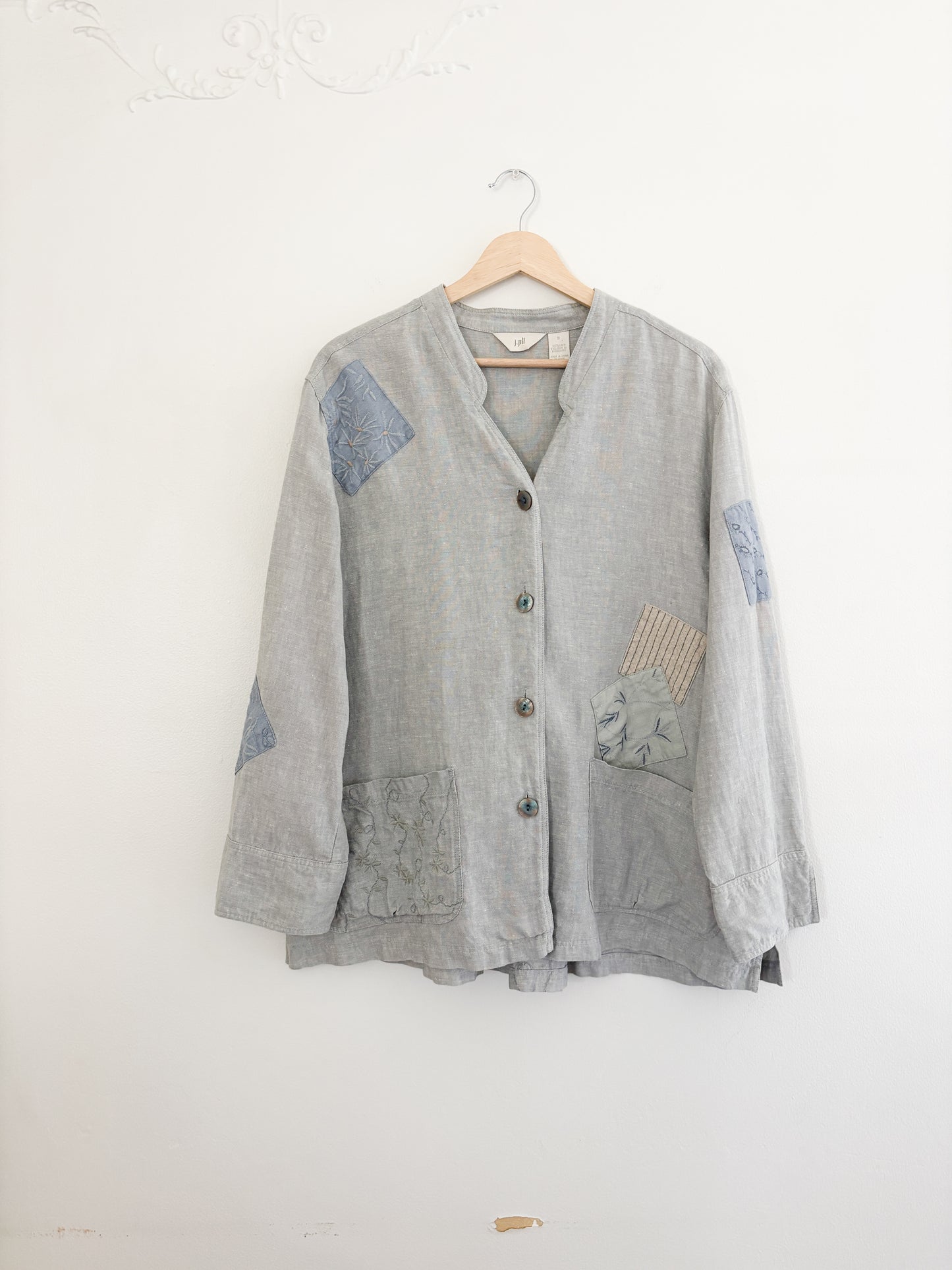 J Jill Linen Button Down (S/M)