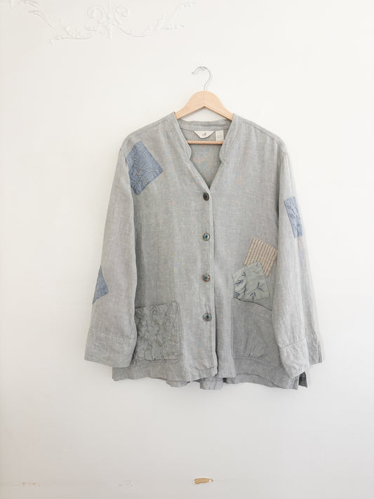 J Jill Linen Button Down (S/M)