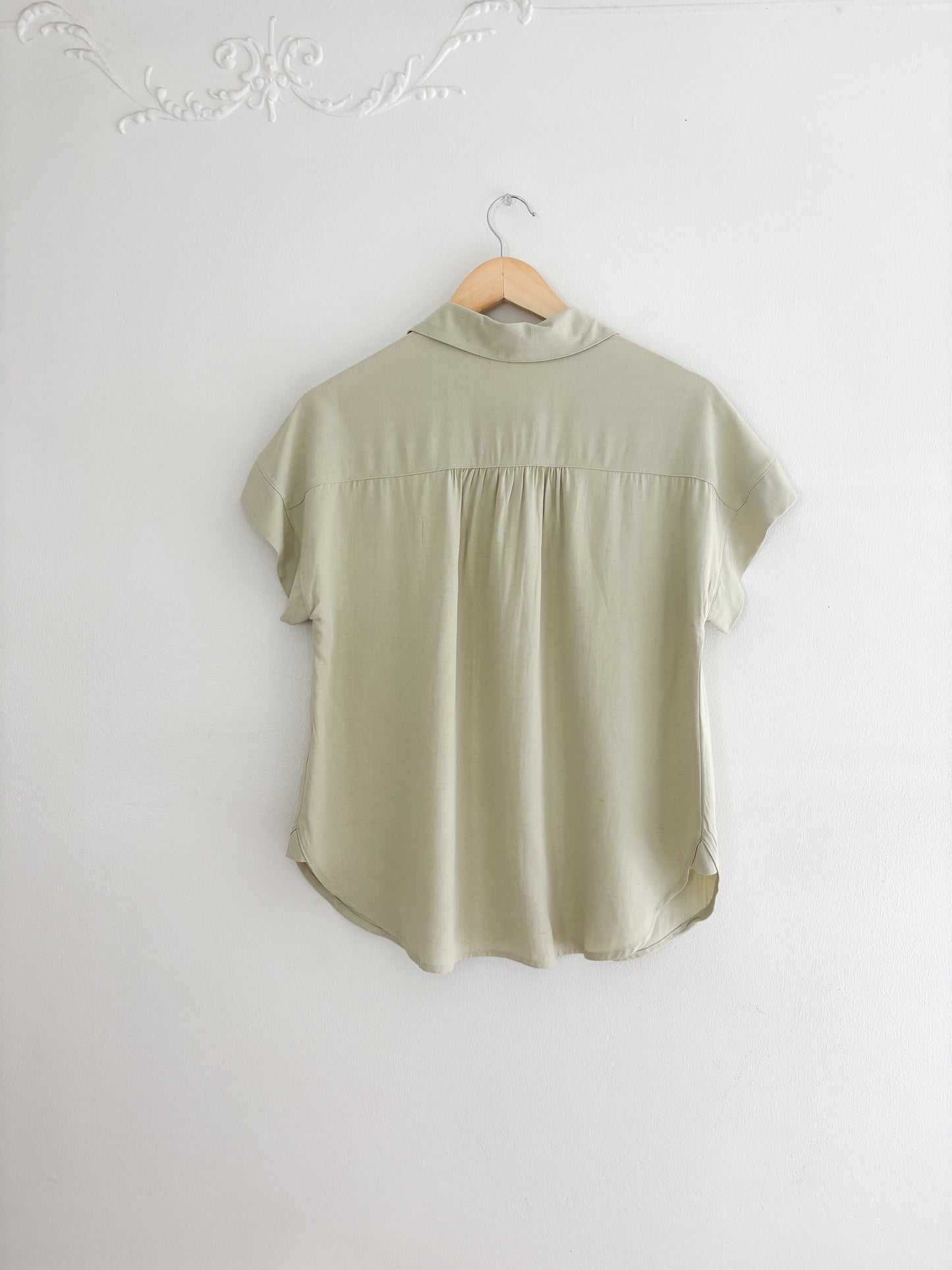 NWT Blu Pepper Sage Button Up (M)