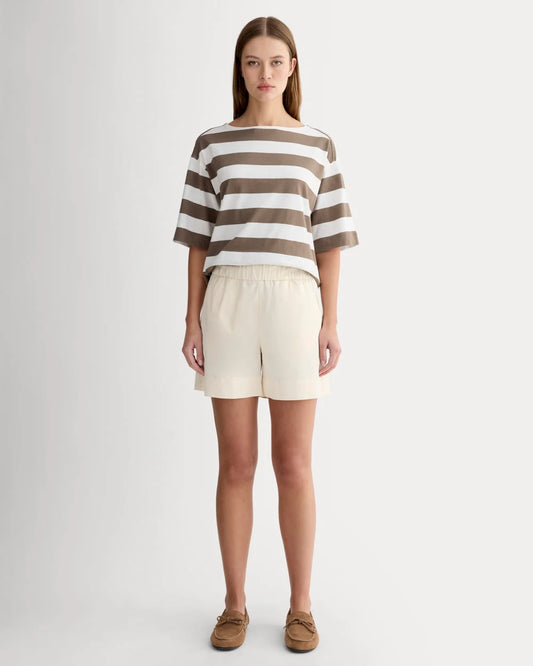 Everlane Cream Easy Shorts (L)