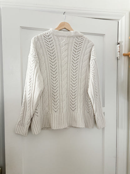 Anthropologie Cable Knit Cardigan (S)