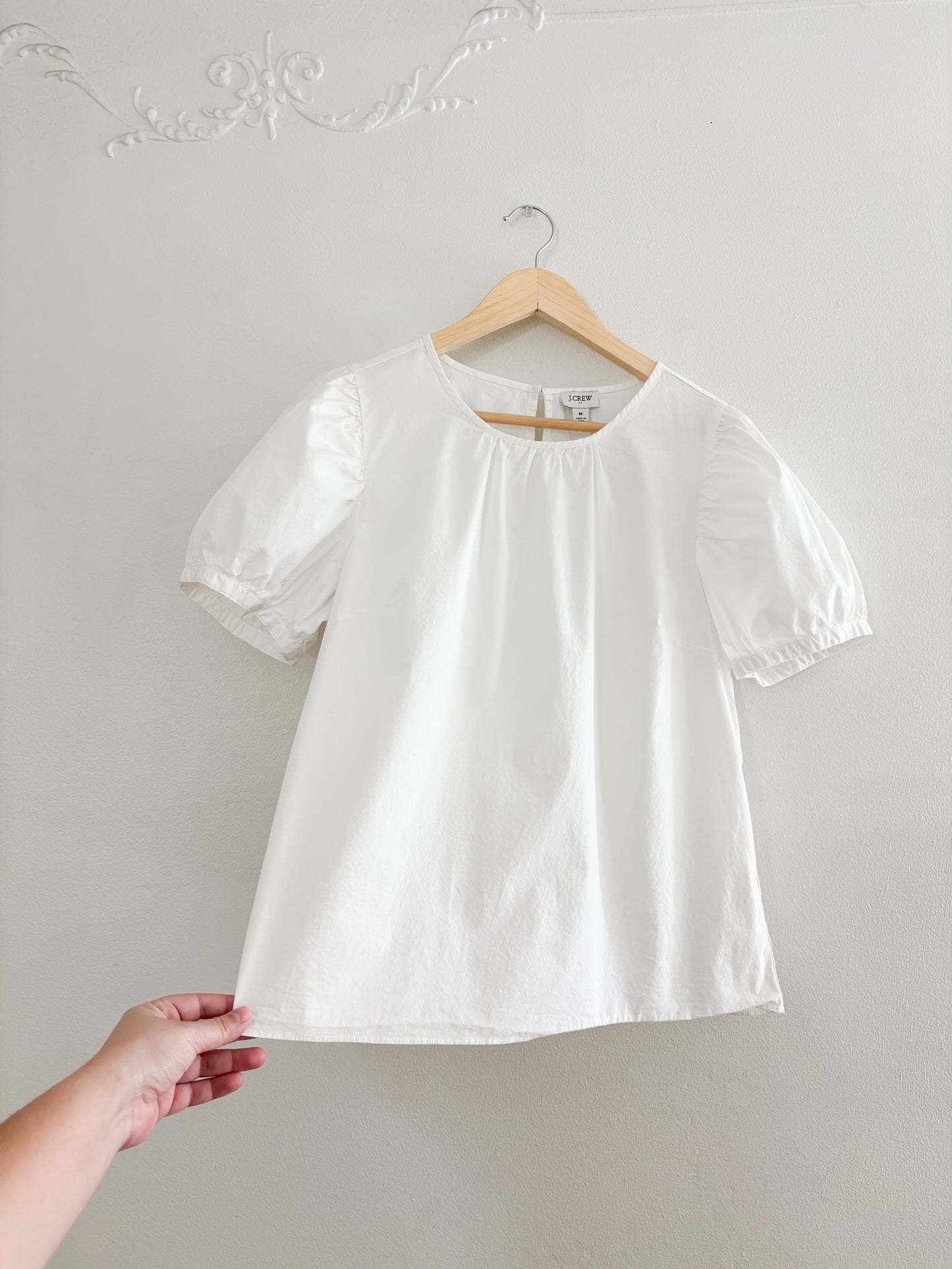 J Crew Puff Sleeve Blouse (M)