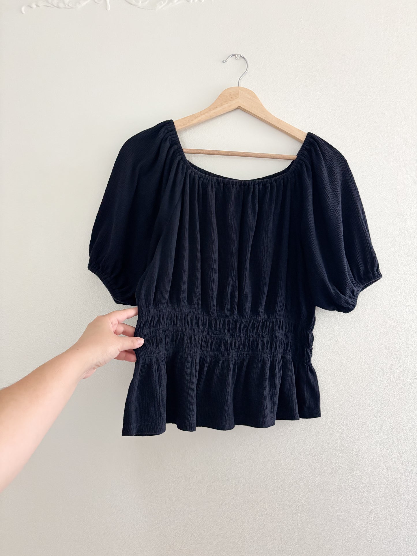 Loft Puff Sleeve Blouse (M)