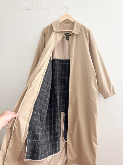 Vintage LL Bean Trench Coat (L)