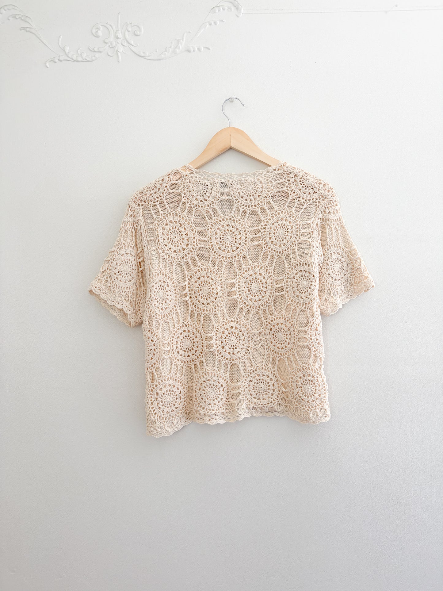 Vintage Crochet Top (M)