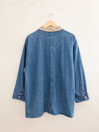 Vintage Route 66 Denim Jacket (L)