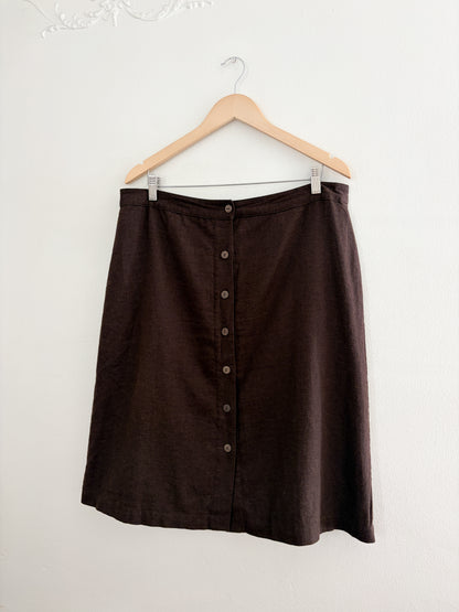 Vintage Brown Skirt (14)