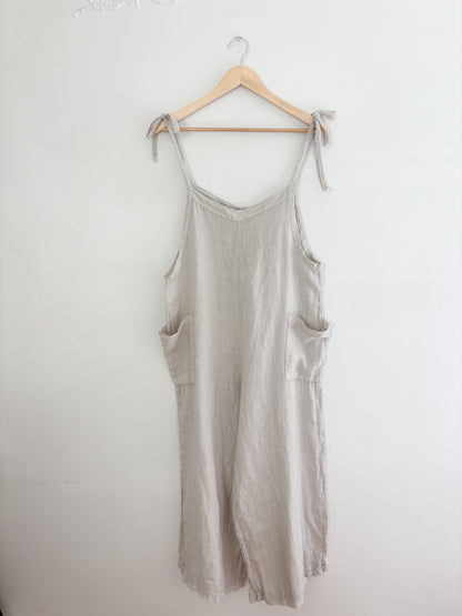Linen Overall Jumpsuit (OS)