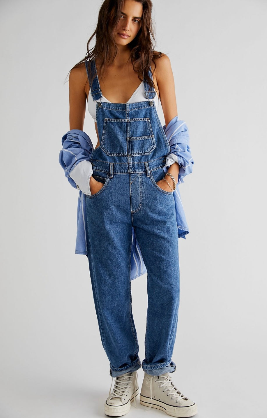 Free People Ziggy Overalls (L)