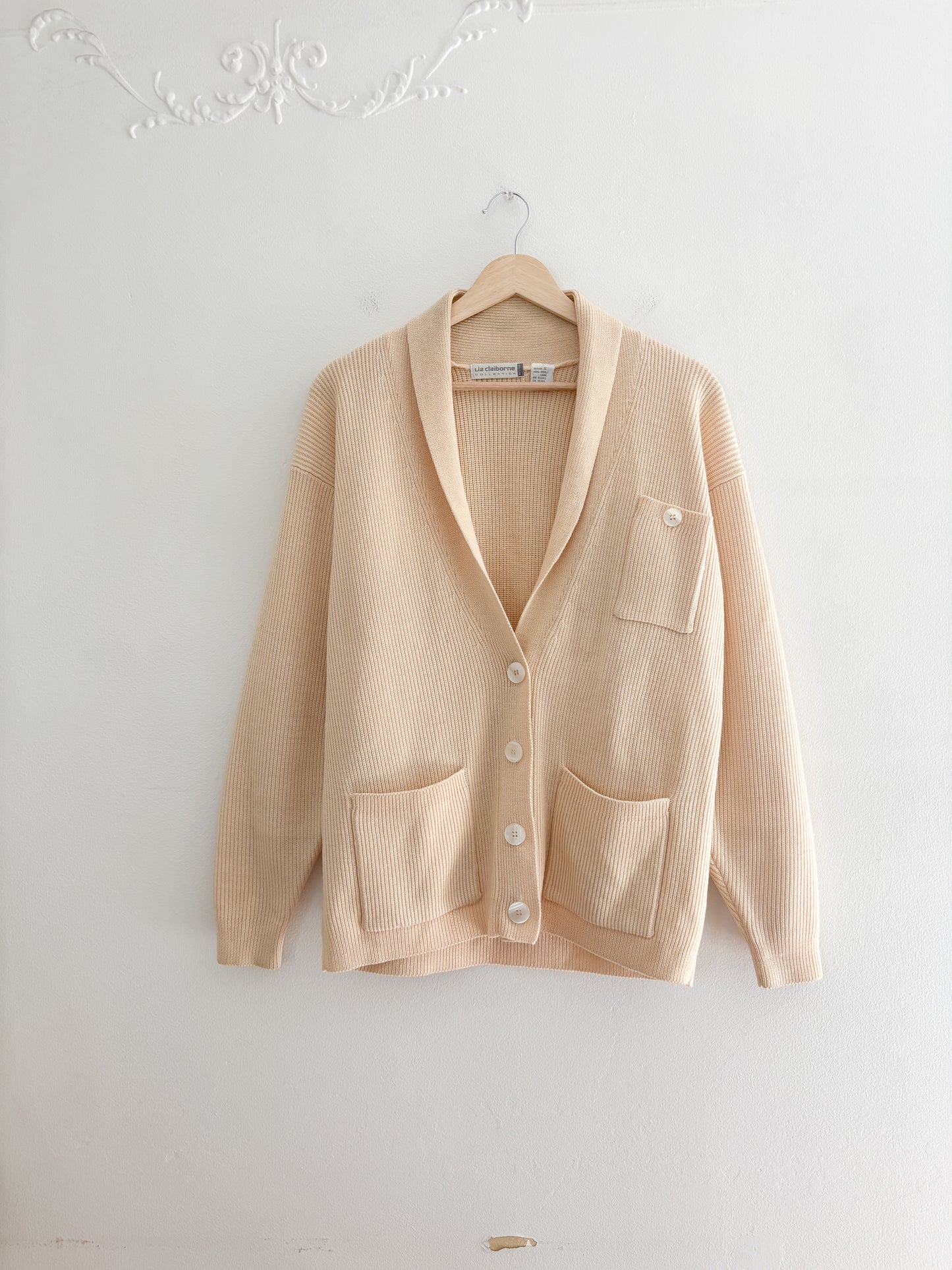 Liz Claiborne Butter Yellow Cardigan (S)