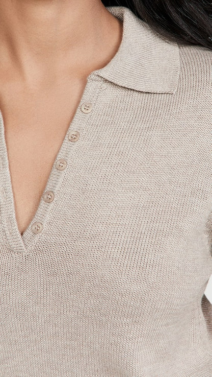 Z Supply knit sweater polo