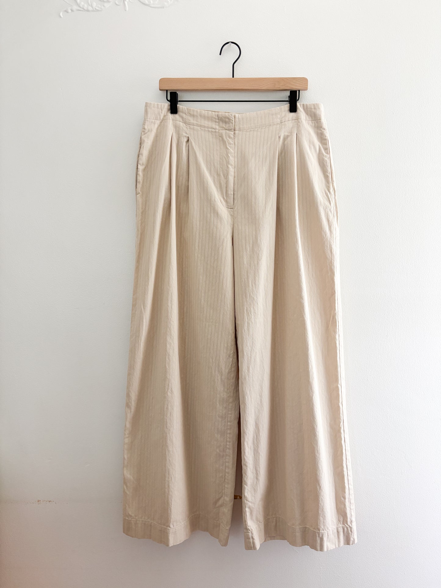 Striped Wide Leg Pants (34”)