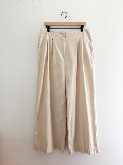 Striped Wide Leg Pants (34”)