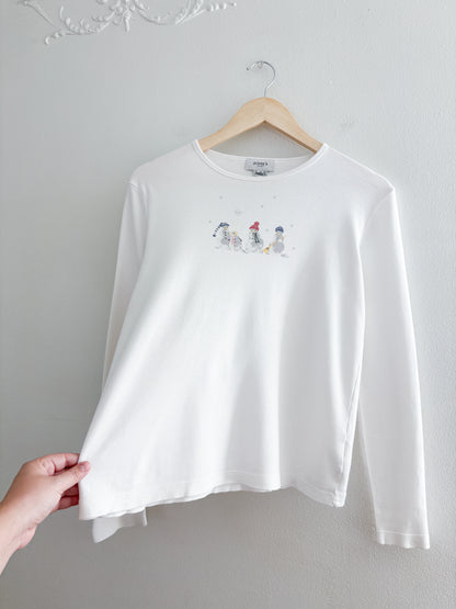 Vintage Snowman Long sleeve (M)