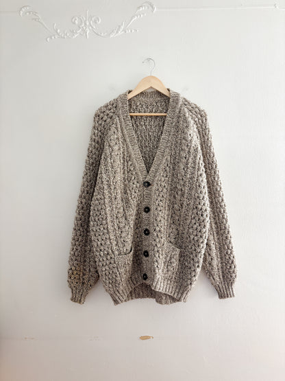 Vintage Wool Marled Cardigan