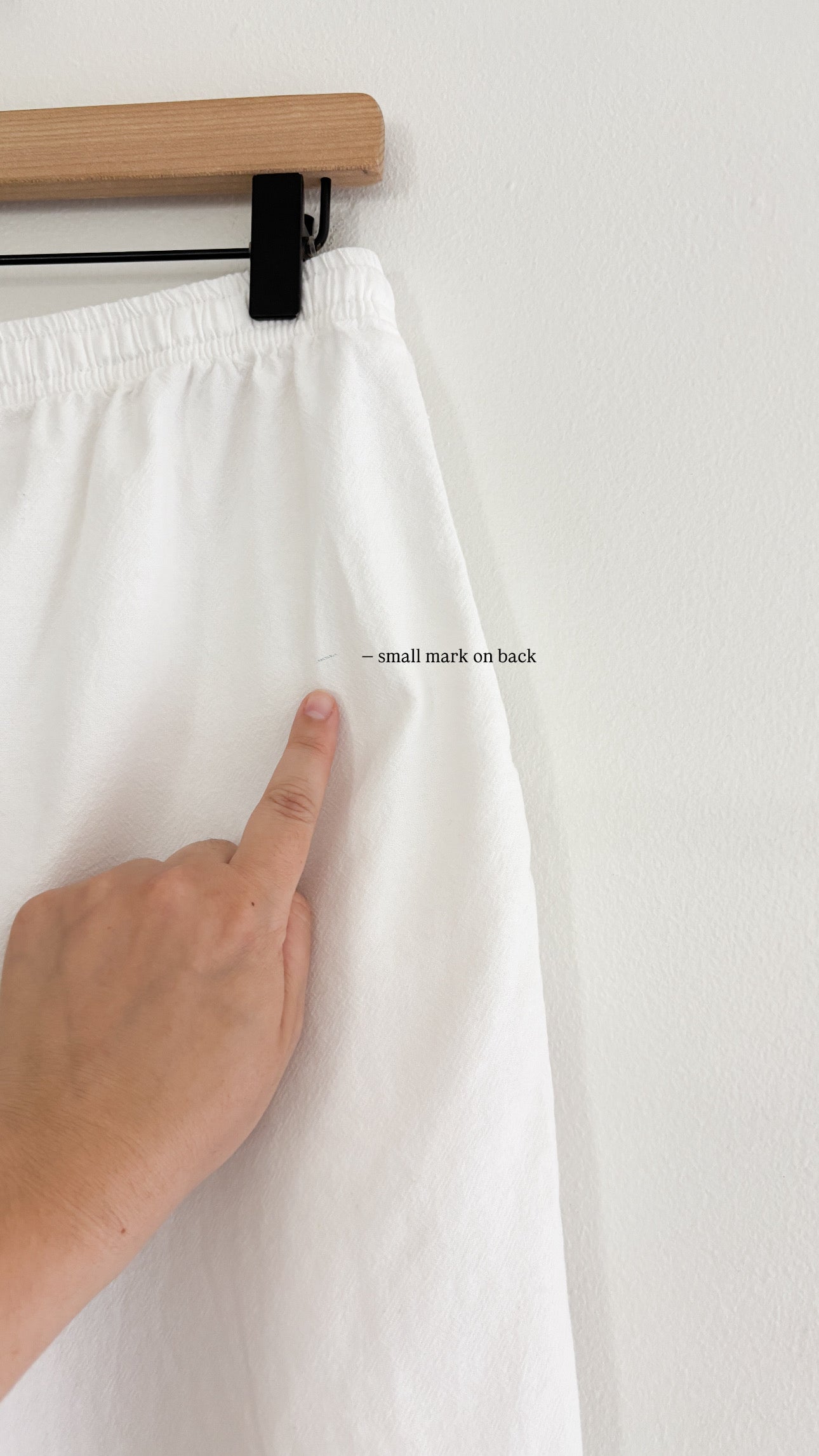Vintage White Easy Shorts