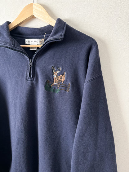 Vintage Deer Quarter zip