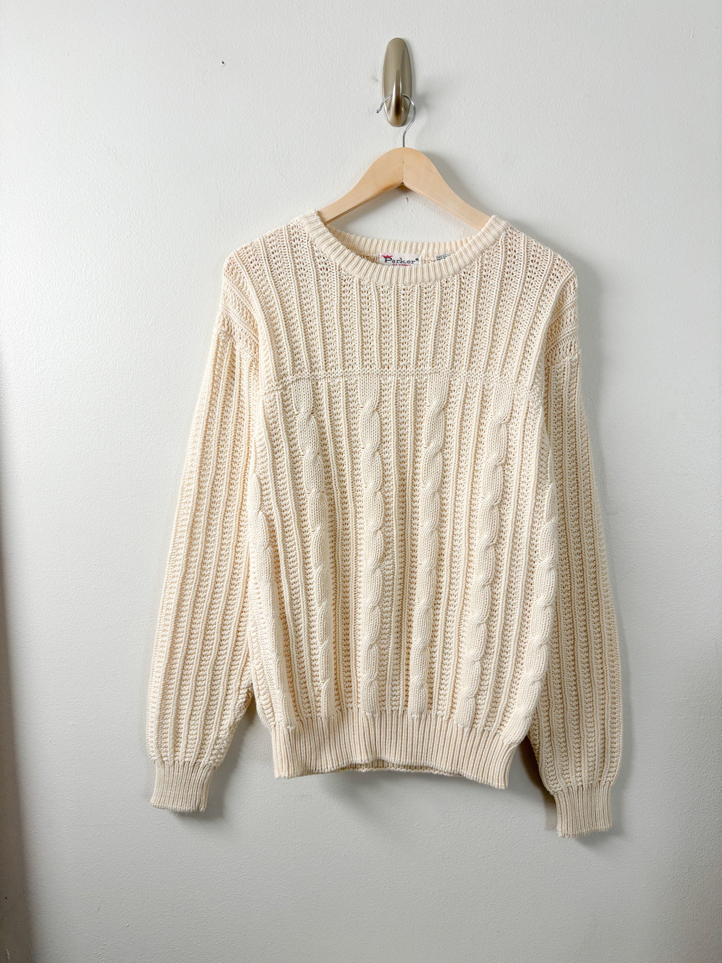 Vintage Cable Knit Sweater