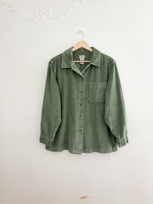 Vintage LL Bean Corduroy Shacket (M)