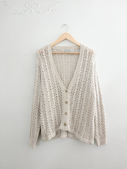 Vintage Liz Claiborne Knit Cardigan 
(S)