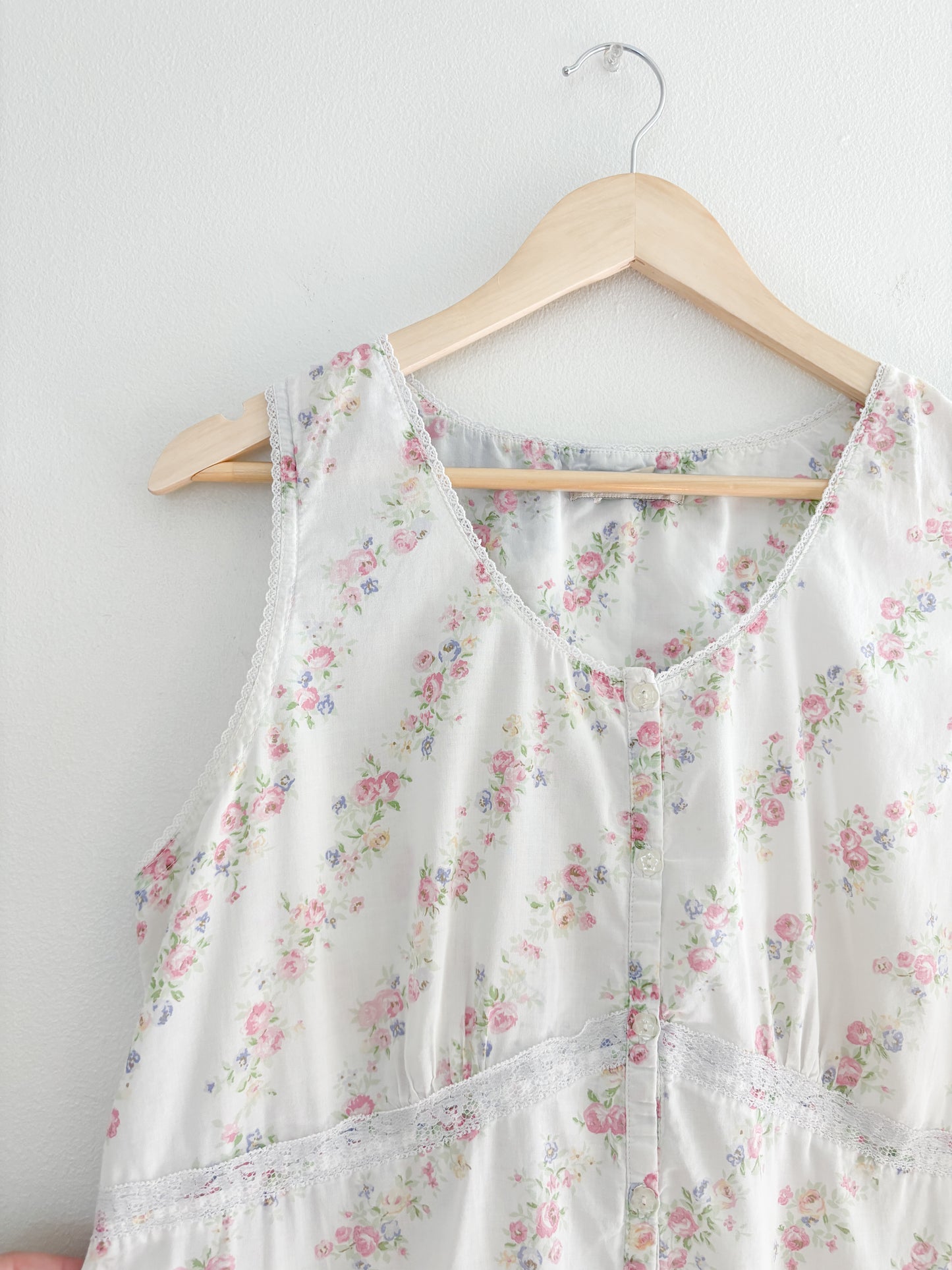 Vintage Laura Ashley Floral Tank Top (M/L)