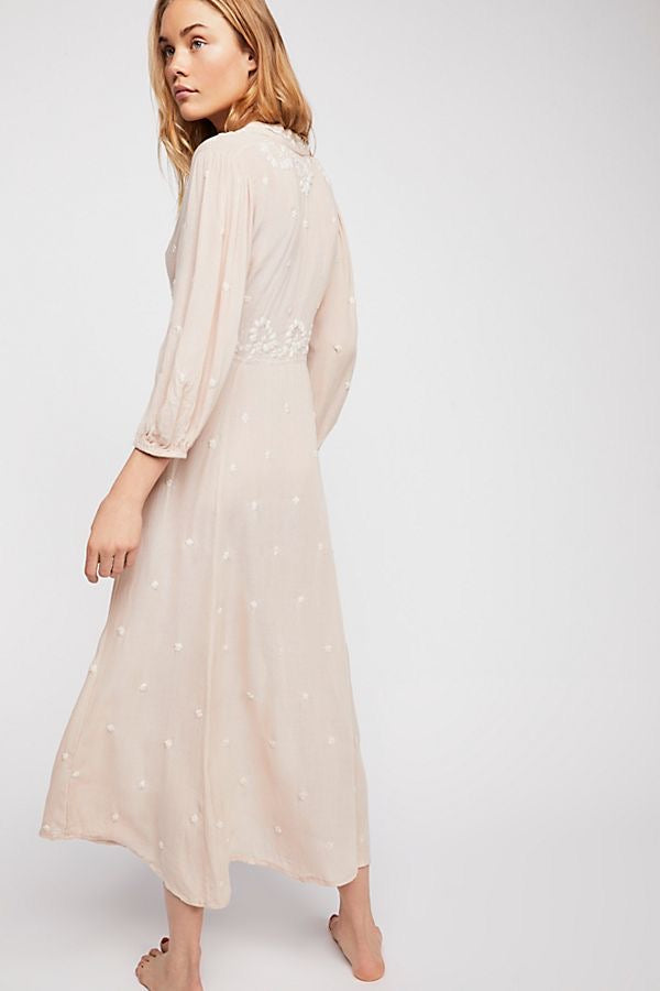 Free People Embroidered Fable Dress (S)
