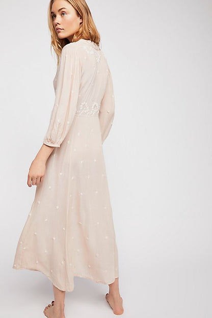 Free People Embroidered Fable Dress (S)