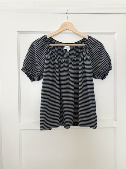 Madewell striped peasant blouse (S)
