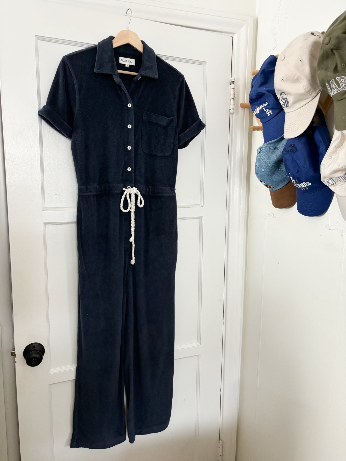 Alex Mill Benny Terry Cloth Jumpsuit (S)