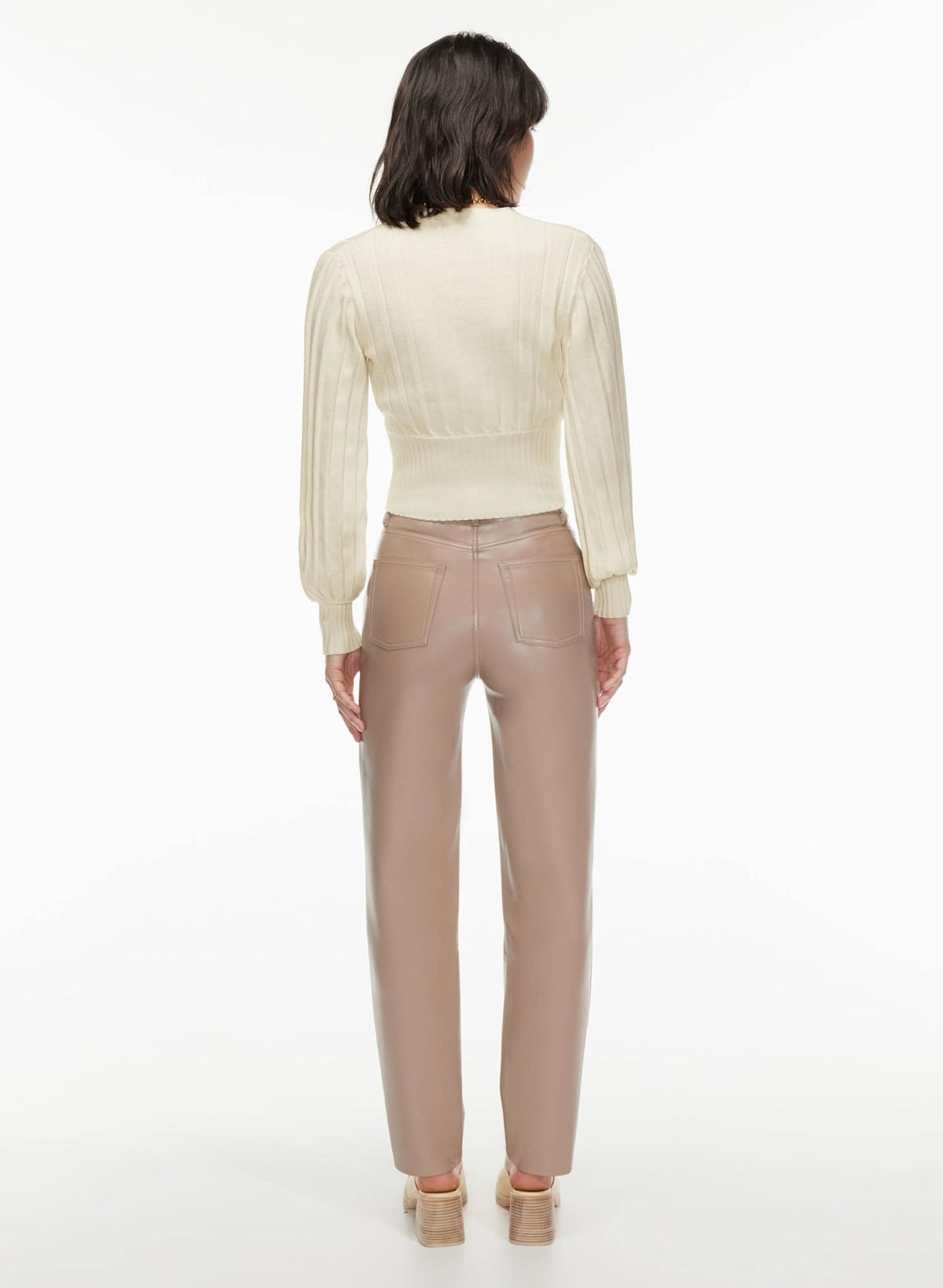 Wilfred Ribbed Cardigan Sweater (M)
