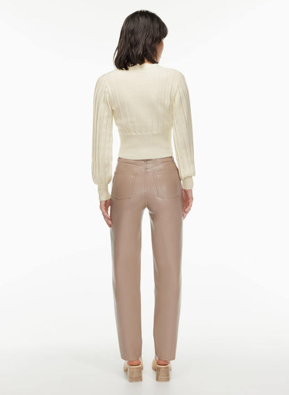 Wilfred Ribbed Cardigan Sweater (M)