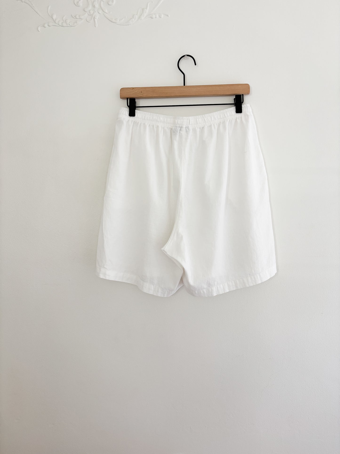 Vintage White Easy Shorts