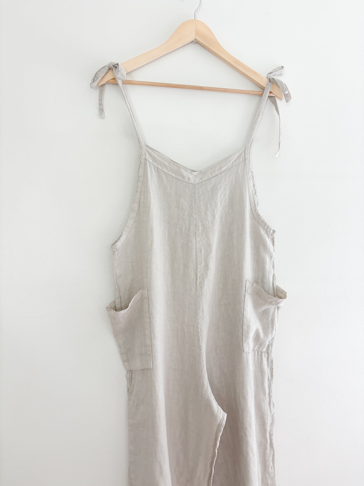 Linen Overall Jumpsuit (OS)
