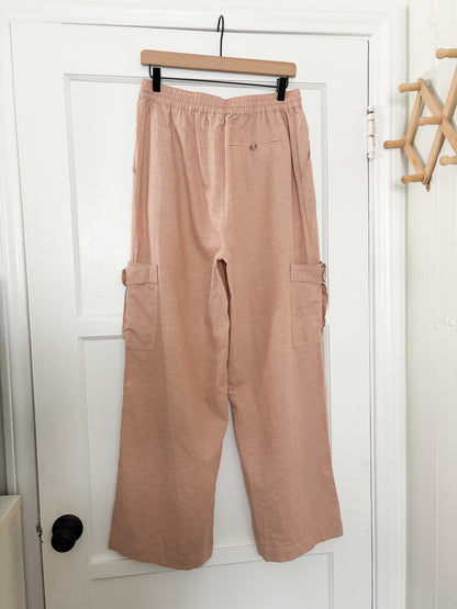 And Now This Easy Cargo Wide Leg Pants (M)