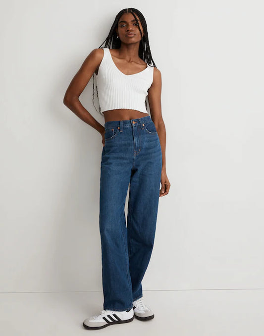 Madewell Baggy Straight Jeans (25”)