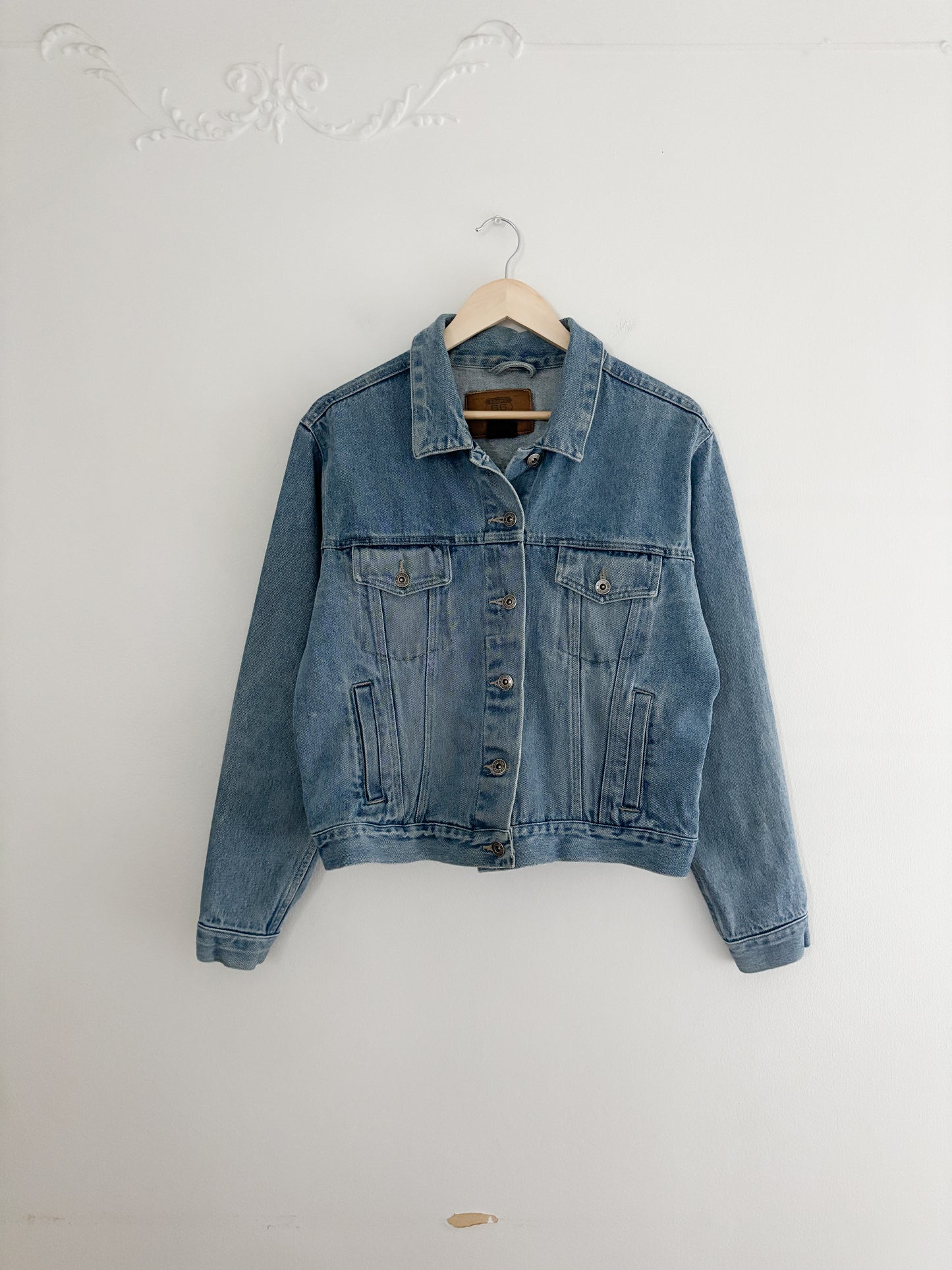 Vintage Route 66 Denim Jacket (S/M)