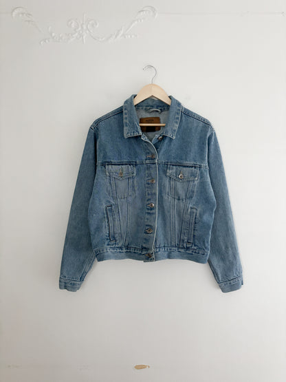 Vintage Route 66 Denim Jacket (S/M)