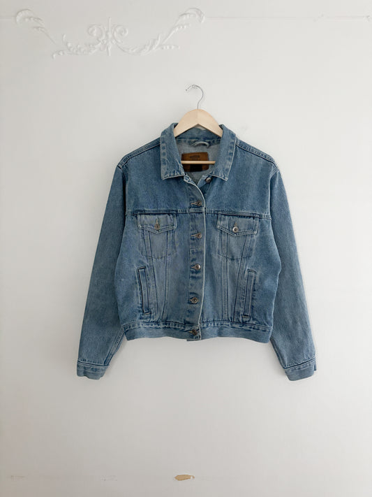 Vintage Route 66 Denim Jacket (S/M)